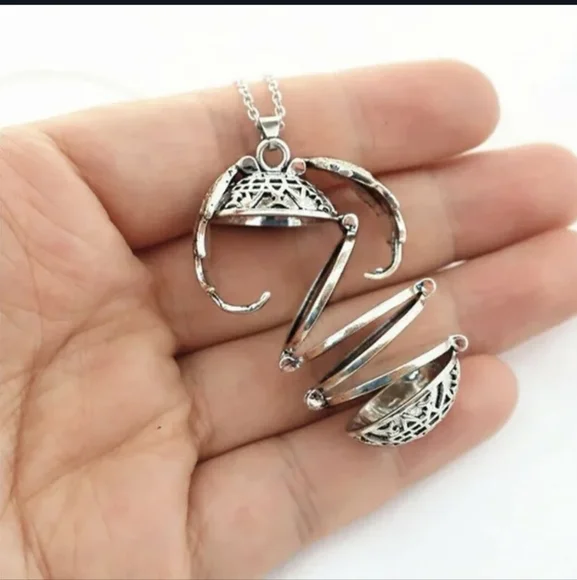 Silver Photo Locket Necklace - Picture 2 of 7